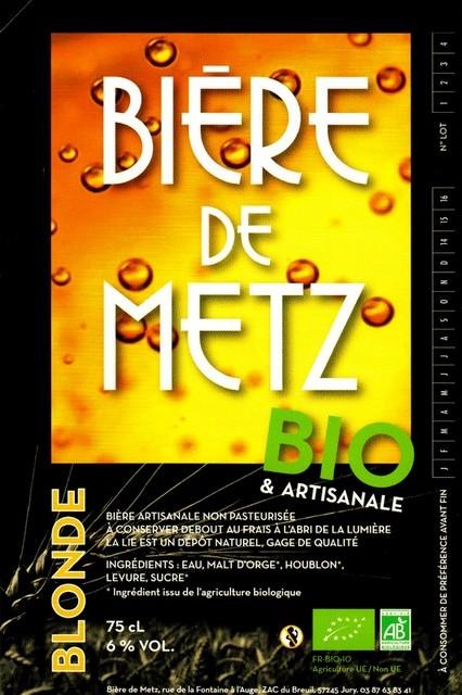 Bière De Metz Blonde, Bière De Metz