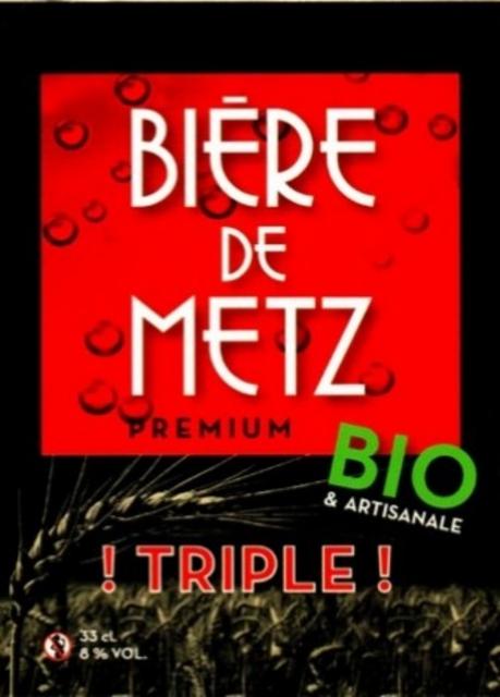 Bière De Metz Triple Bio 8.0%, Bière De Metz, France