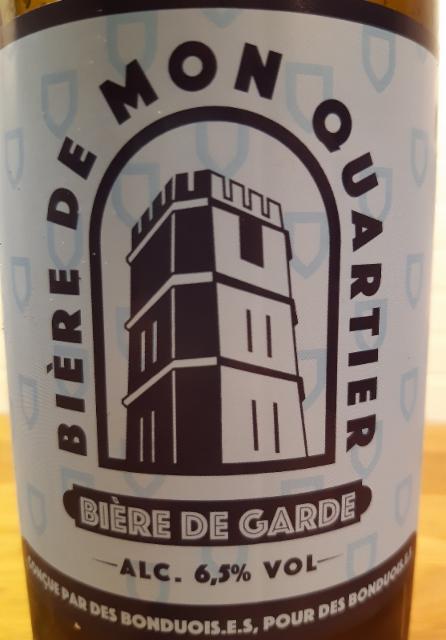 Bière De Mon Quartier 6.5%, Brasserie Hardy, France