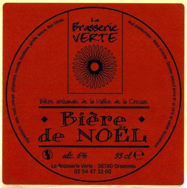 Bière De Noël, La Brasserie Verte [Closed]