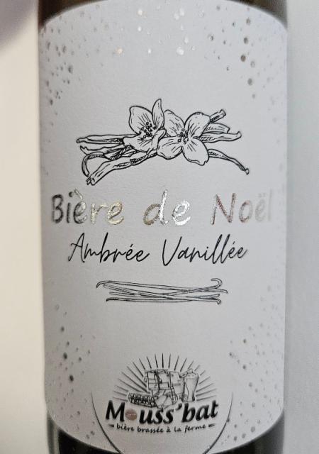 Bière de Noël Ambrée Vanille de Madagascar, Mouss'bat
