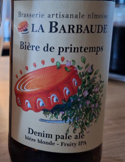 Bière de printemps 5.0%, Brasserie La Barbaude, France