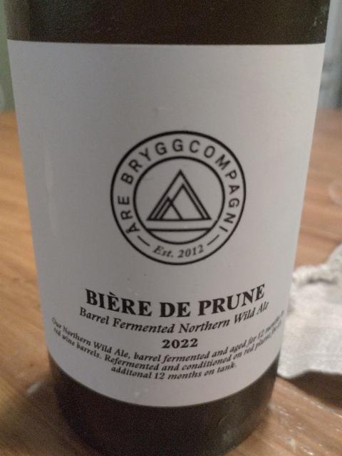 Biére De Prune 2022, Åre Bryggcompagni