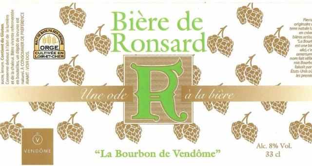 Bière De Ronsard "La Bourbon De Vendôme", Brasserie Guillaume