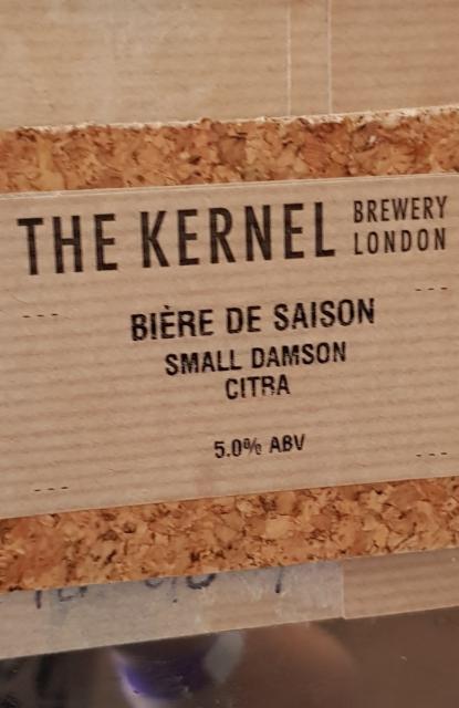 Biere De Saison Small Damson Citra 5.0%, The Kernel Brewery, England