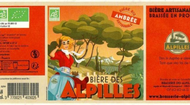 Bière Des Alpilles Ambrée 6.0%, Brasserie Des Alpilles, France