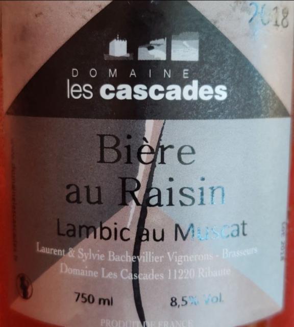 Bière Des Corbières Au Raisin 8.5%, Domaine Les Cascades, France