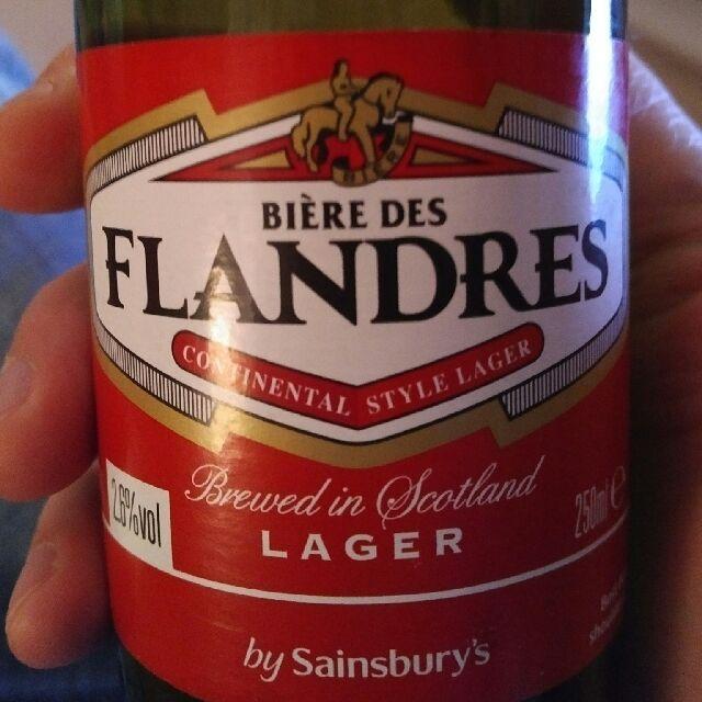 Sainsbury's Bière des Flandres 2.6%, AB Inbev UK Limited, England