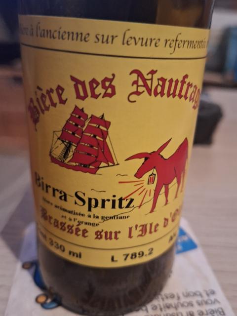 Biere des naufrageurs Birra-Spritz 6.0%, Brasserie Des Naufrageurs, France