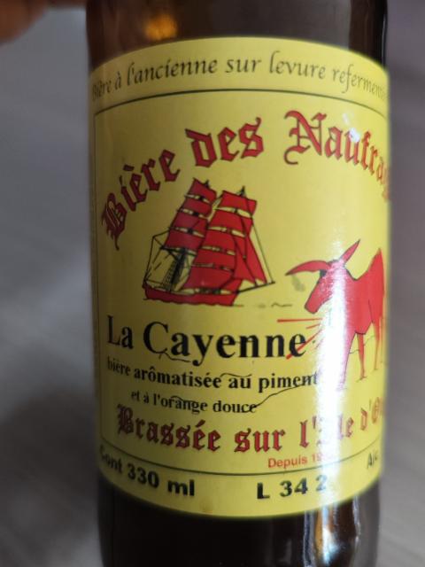 Bière des naufrageurs la cayenne 6.0%, Brasserie Des Naufrageurs, France