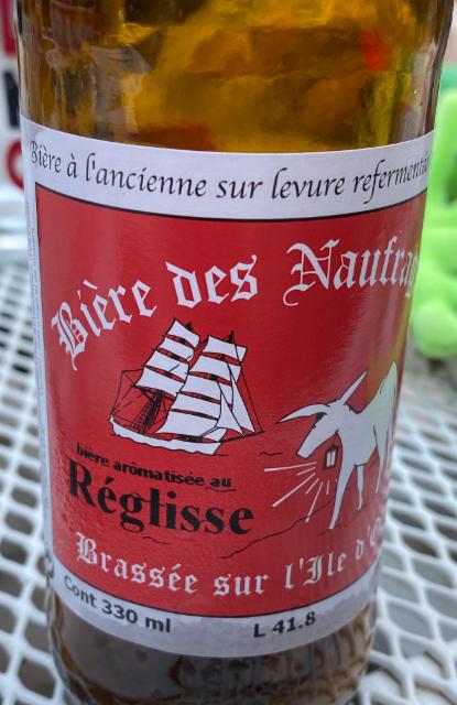 Bière Des Naufrageurs Réglisse 6.0%, Brasserie Des Naufrageurs, France