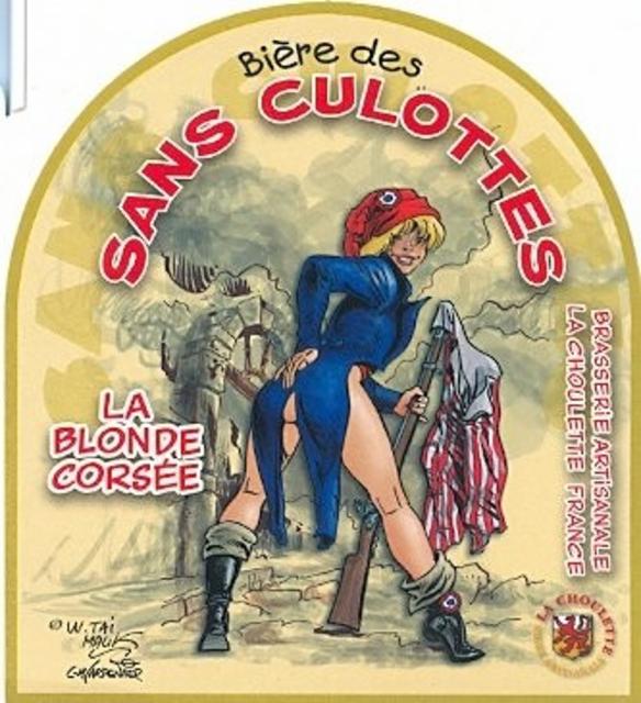 Bière Des Sans Culottes Blonde Corsée 8.5%, Brasserie La Choulette, France