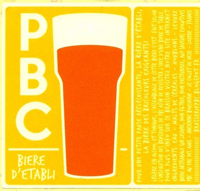 Bière D'Établi 3.5%, Brasserie PBC (Putain De Bière Cévenole), France