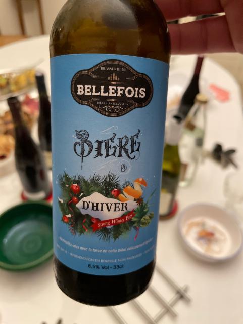 Bellefois D'Hiver 8.5%, Brasserie De Bellefois, France