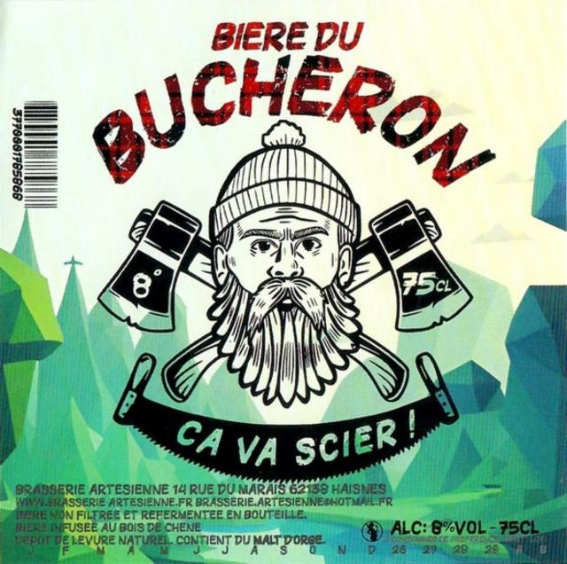 Bière Du Bûcheron 8.0%, Brasserie Artésienne, France