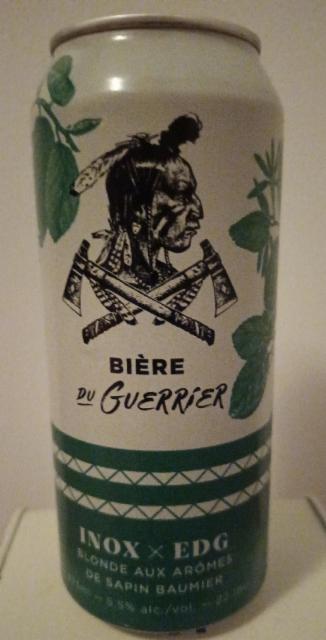 Bière du guerrier 5.5%, Inox, Canada