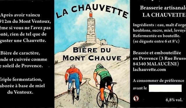 Bière Du Mont Chauve 6.8%, La Chauvette, France