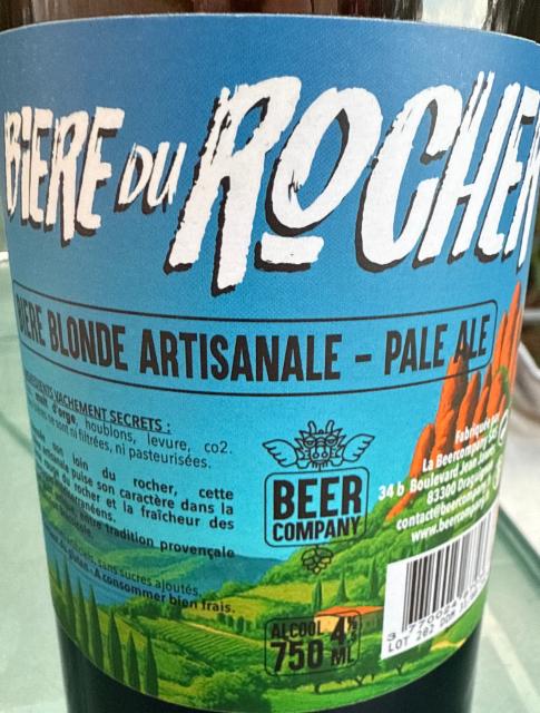 Bière du rocher 4.5%, La beercompany, France