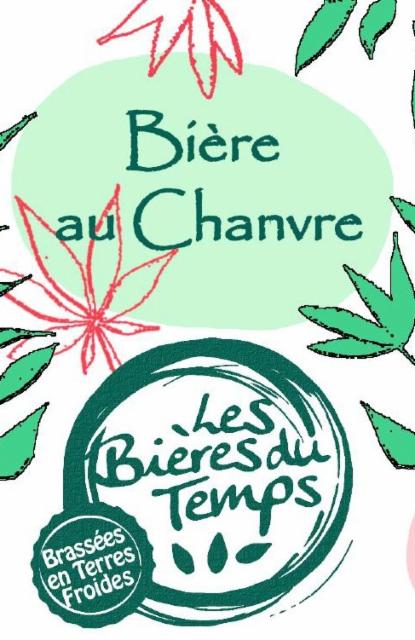 Bière Au Chanvre 5.2%, Les Bières Du Temps, France