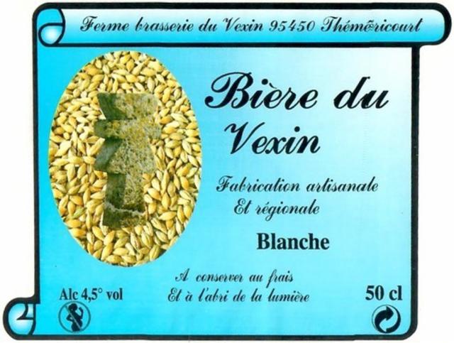 Bière Du Vexin Blanche, Ferme Brasserie Du Vexin