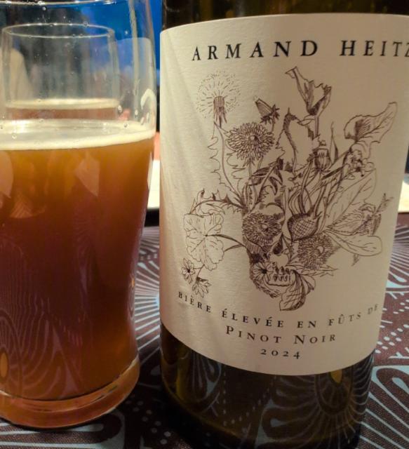 Bière élevée en fûts de pinot noir 2024, Armand Heitz