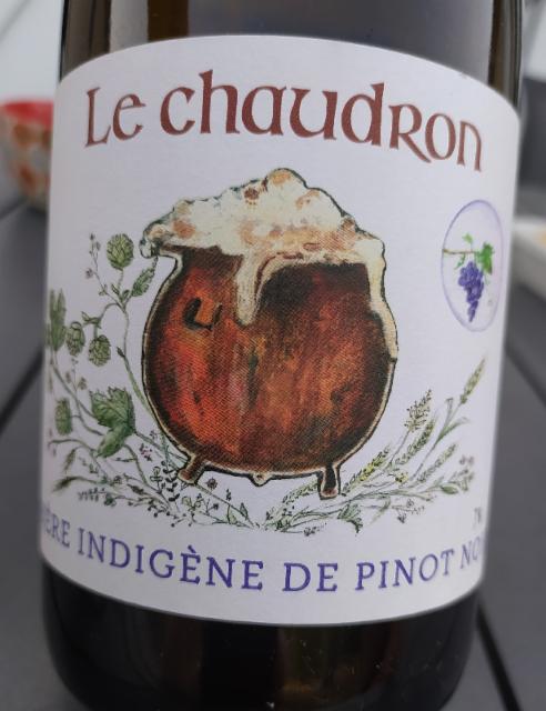 Bière indigène de Pinot noir 7.0%, Le Chaudron, France