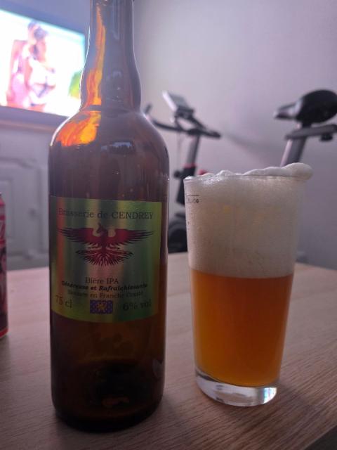 Cendrey IPA 6.0%, Les Bières À Papa - Brasserie De Cendrey, France