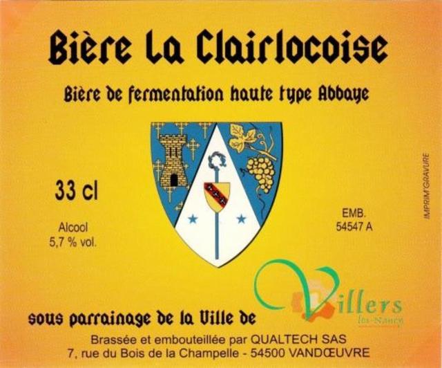Bière La Clairlocoise, IFBM - Qualtech