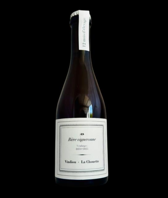 bière vigneronne Vendanges 2024-2025, Brasserie La Chouette