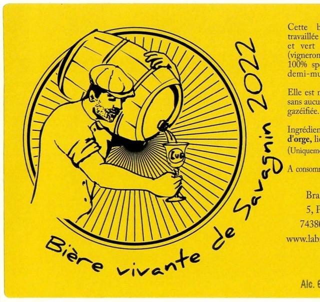Bière Vivante De Savagnin 2022 7.0%, Brasserie Des Voirons, France
