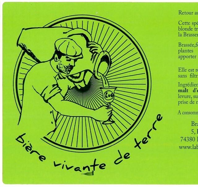 Bière Vivante De Terre 6.0%, Brasserie Des Voirons, France
