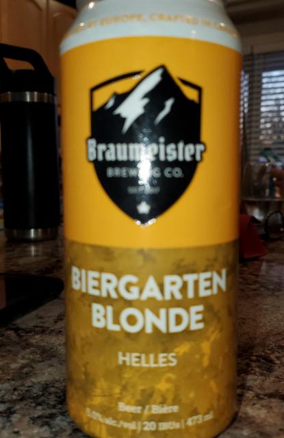 Biergarten Blonde, Braumeister Brewing Co.