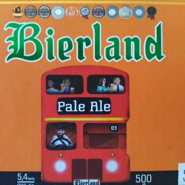 Bierland Pale Ale 5.4%, Cervejaria Bierland, Brazil