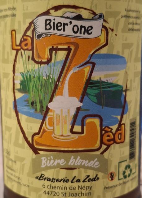 bier'one La zed, Brasserie La Zèd