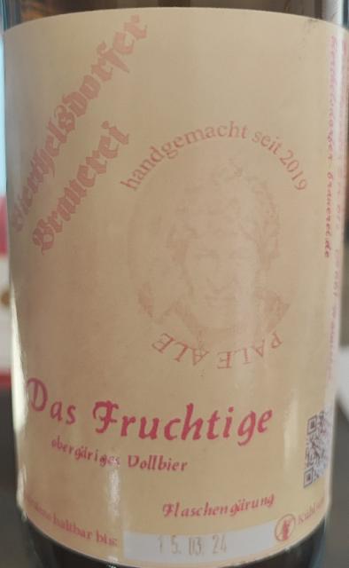 Bierthelsdorfer Das Fruchtige 5.6%, Privatbrauerei Schott, Germany