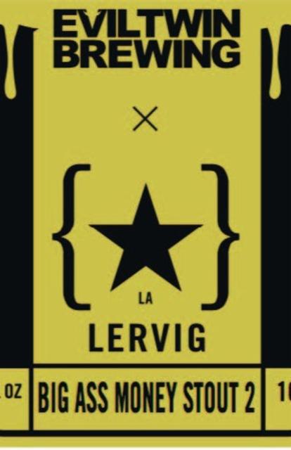 Big Ass Money Stout #2 (Akevitt Barrel-Aged) 16.0%, Lervig Aktiebryggeri, Norway