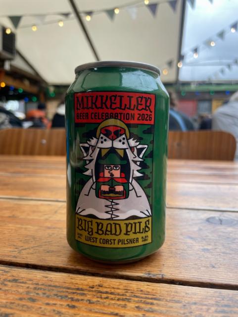 Big Bad Pils 5.3%, Mikkeller, Denmark