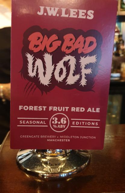big bad wolf 3.6%, J.W. Lees Brewery, England