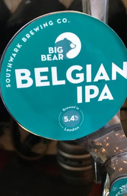 Big Bear Belgian IPA 5.4%, Southwark Brewing, England