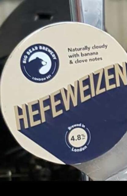 Big Bear Hefeweizen 4.8%, Southwark Brewing, England