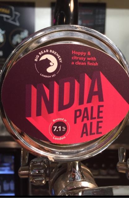 Big Bear India Pale Ale 7.1%, Southwark Brewing, England