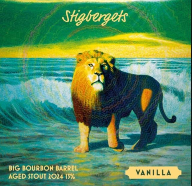 Big bourbon aged stout 2024 13.0%, Stigbergets Bryggeri, Sweden