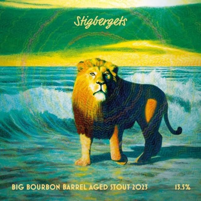 Big Bourbon Barrel Aged Stout 2023 13.5%, Stigbergets Bryggeri, Sweden