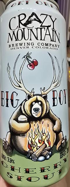big boy cherry stout, Crazy Mountain Brewing Company