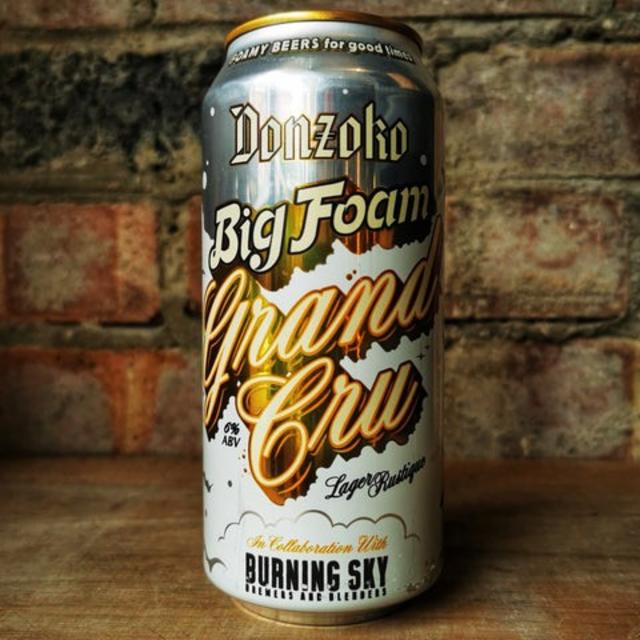 big foam grand cru 6.0%, Donzoko Brewing, Scotland