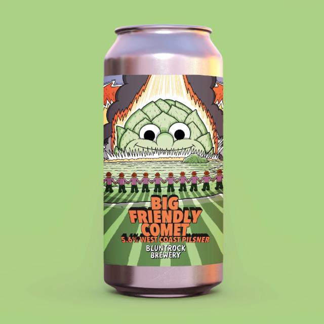 Big Friendly Comet 5.6%, Bluntrock Brewery, England