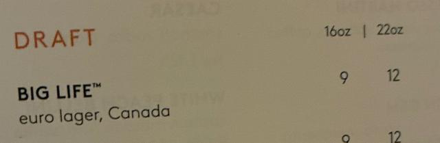 Big Life Euro 5.1%, Big Rock Brewery, Canada