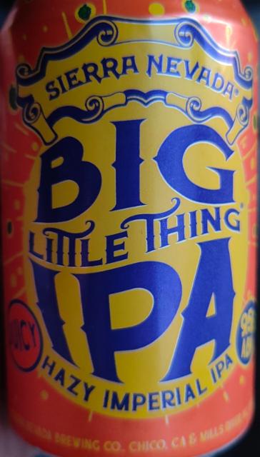 Big Little Thing Hazy Imperial IPA 9.5%, Sierra Nevada Brewing Company, United States