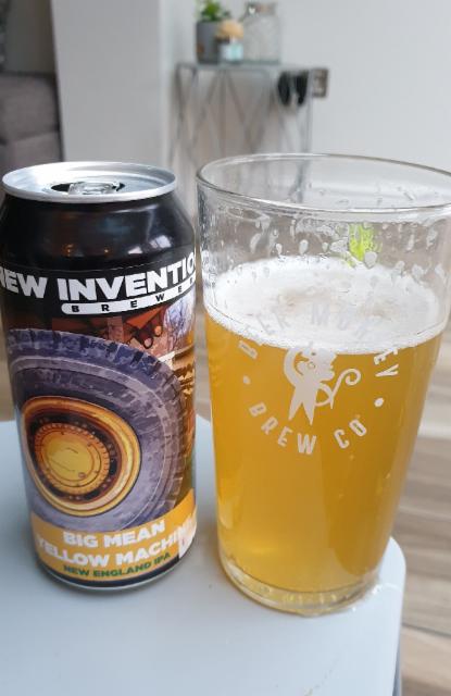 BIg mean yellow machine 6.7%, New Invention Brewery, England