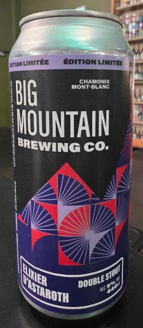 Big Mountain Double Stout 9.0%, Big Mountain Brewing Co., France